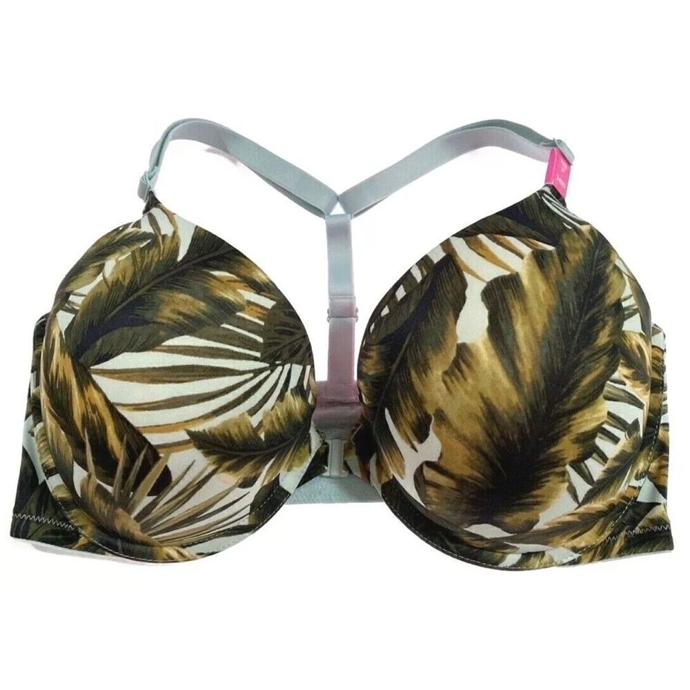 Victoria’s Secret Pink Wear Everywhere Push Up Racerback padded multicolor bra